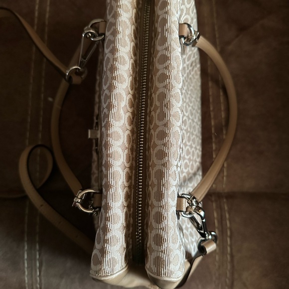 Coach Madison Op Art Needlepont Satchel - Picture 10 of 10